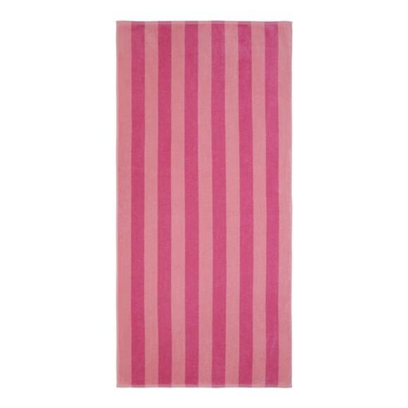 Cabana Striped Pink & Purple Cotton-Blend Beach Towels (4 Count) - Picture 3 of 5